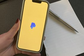 PayPal-App auf dem Smartphone